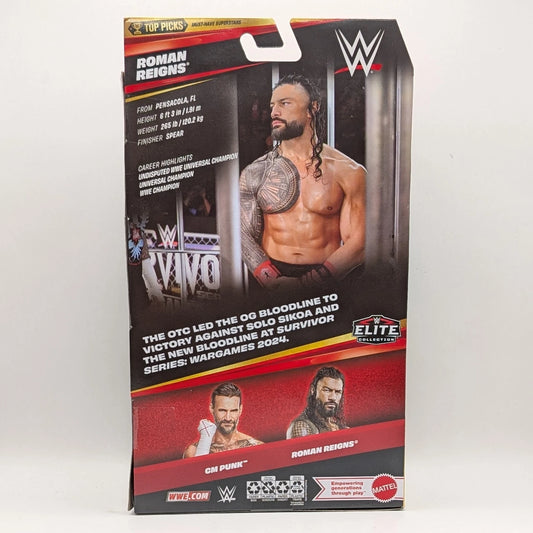2025 WWE Mattel Elite Collection Top Picks Roman Reigns