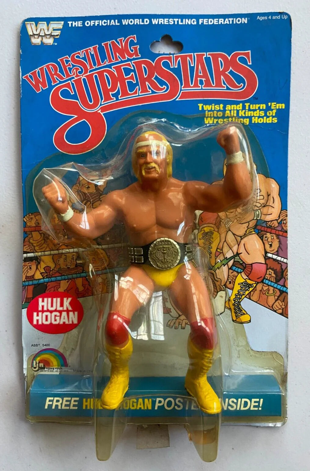 1985 WWF LJN Wrestling Superstars Series 1 Hulk Hogan