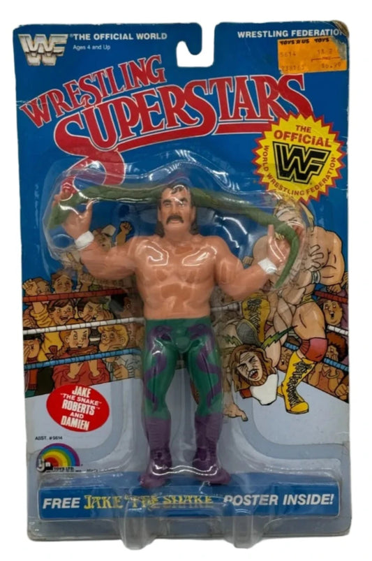 1987 WWF LJN Wrestling Superstars Series 4 Jake "The Snake" Roberts