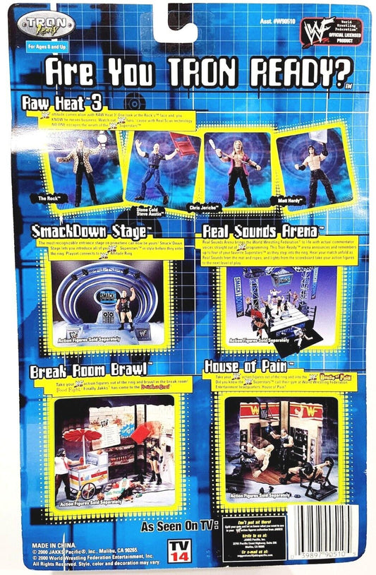 2000 WWF Jakks Pacific Titantron Live Raw Heat Series 3 The Rock