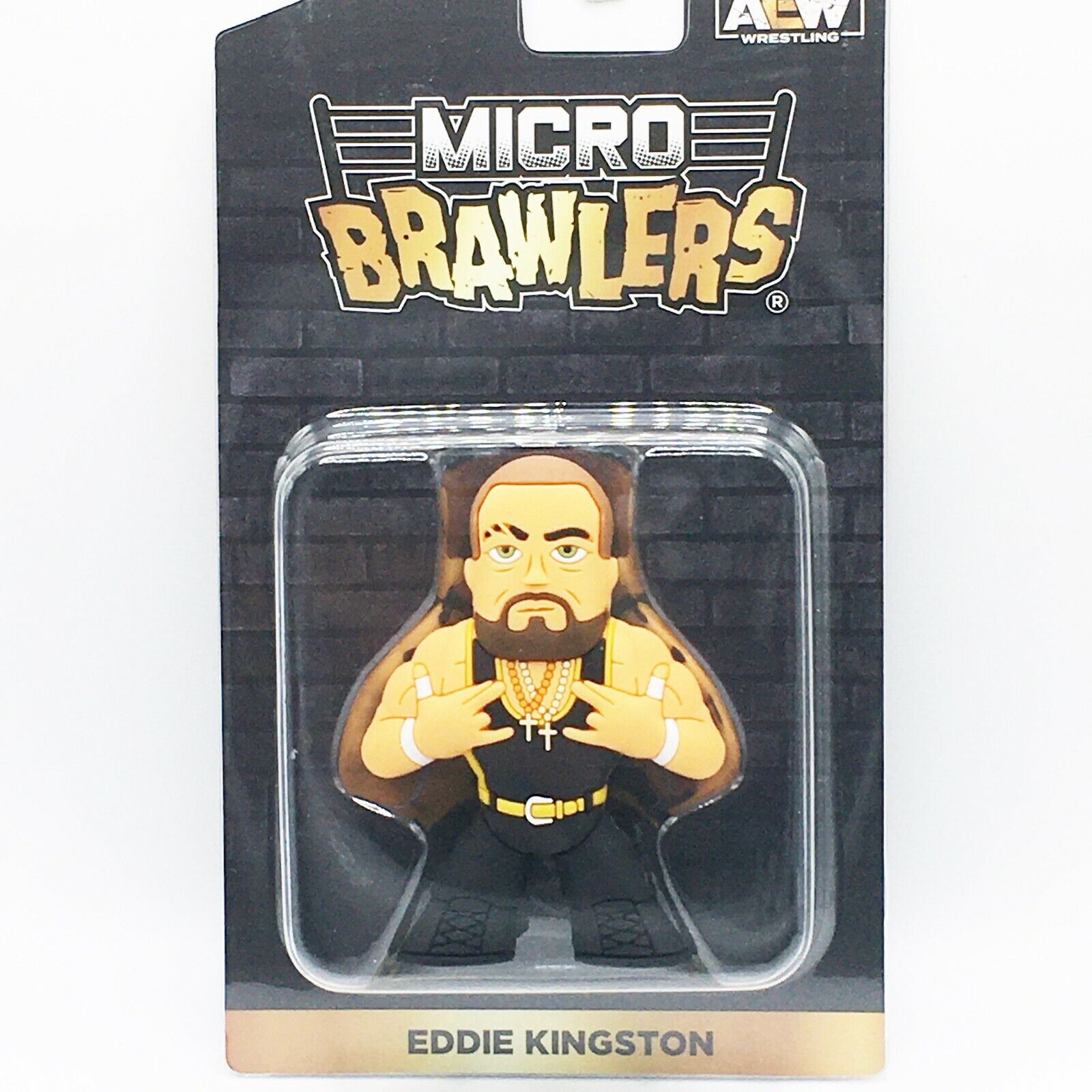 2022 Pro Wrestling Tees AEW Crate Eddie Kingston Micro Brawler [Exclus ...