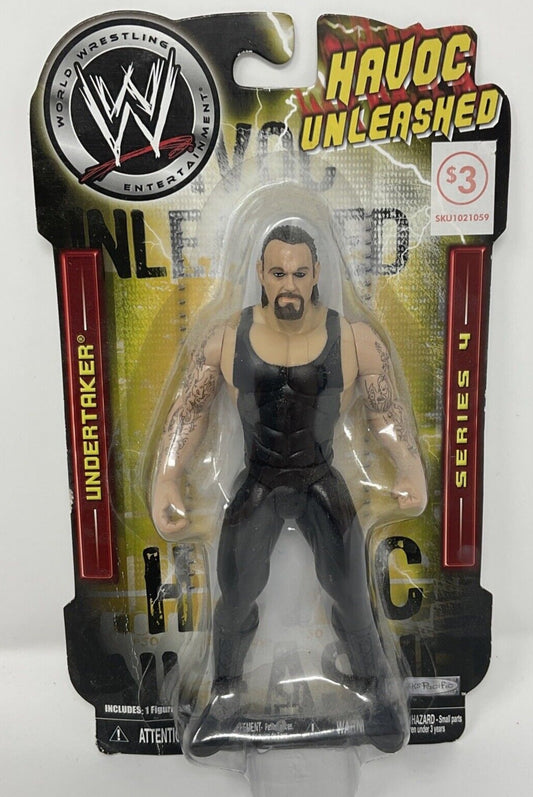 2008 WWE Jakks Pacific Bone-Crunching Action Havoc Unleashed Series 4 Undertaker