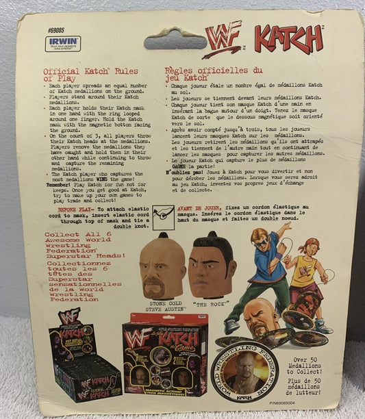 1999 WWF Irwin Toy Mankind Katch Magnetic Head