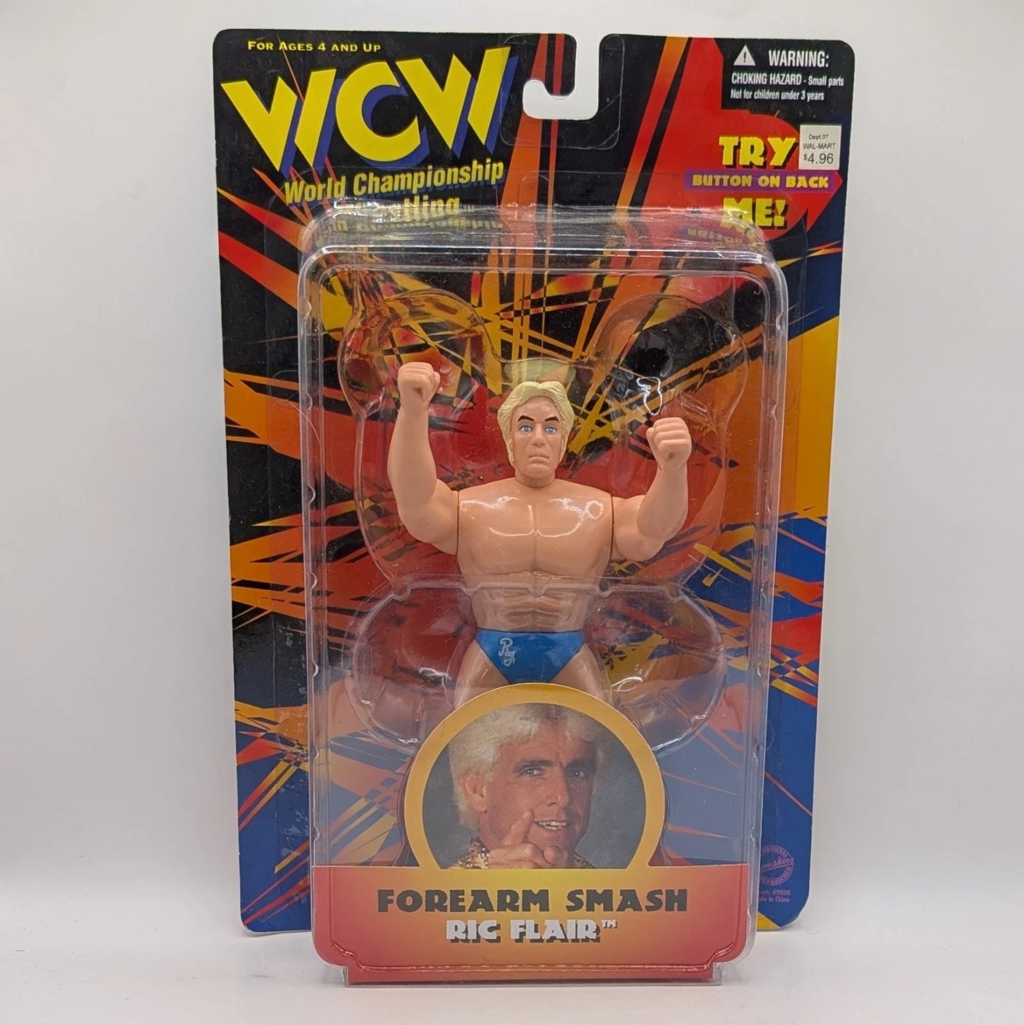 1998 WCW OSFTM 6.5" Articulated "Forearm Smash" Ric Flair