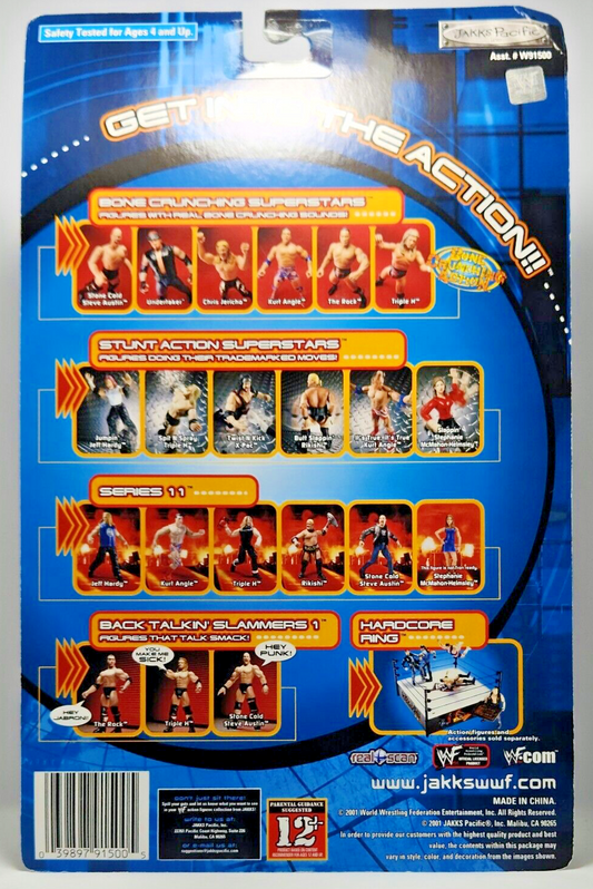 2001 WWF Jakks Pacific Bone Crunching Superstars Kurt Angle