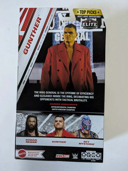 2024 WWE Mattel Elite Collection Top Picks Gunther