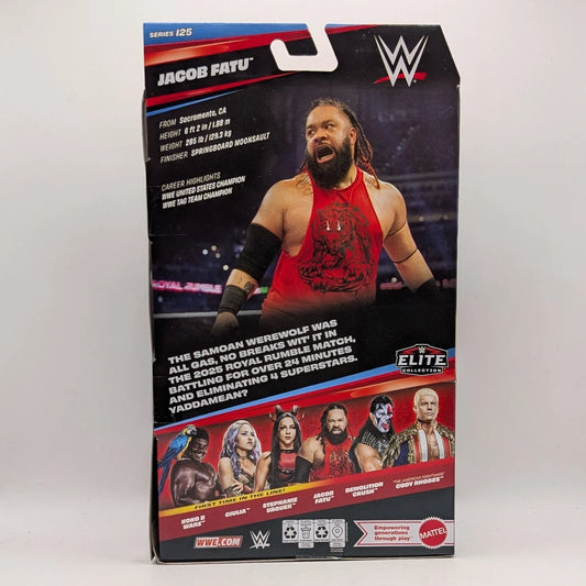 2026 WWE Mattel Elite Collection Series 125 Jacob Fatu