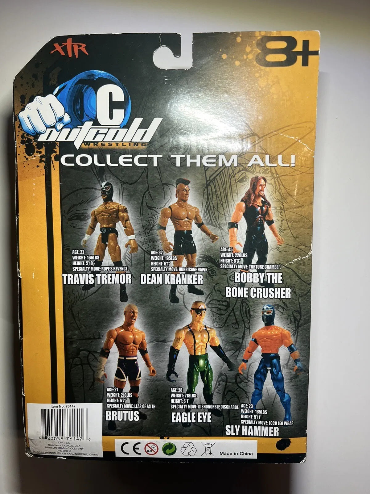 XTR Toys Outcold Wrestling Ringmasters Bootleg/Knockoff Brutus