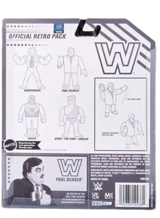 2023 WWE Mattel Creations Exclusive Retro Series 14 Paul Bearer