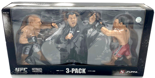 2010 Round 5 UFC Ultimate Collector 3-Pack: Brock Lesnar, Bruce Buffer & Frank Mir