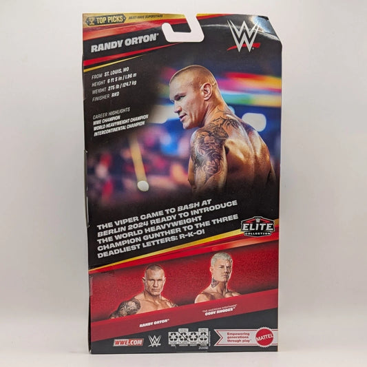 2025 WWE Mattel Elite Collection Top Picks Randy Orton