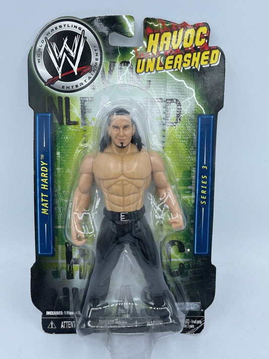 2007 WWE Jakks Pacific Bone-Crunching Action Havoc Unleashed Series 3 Matt Hardy