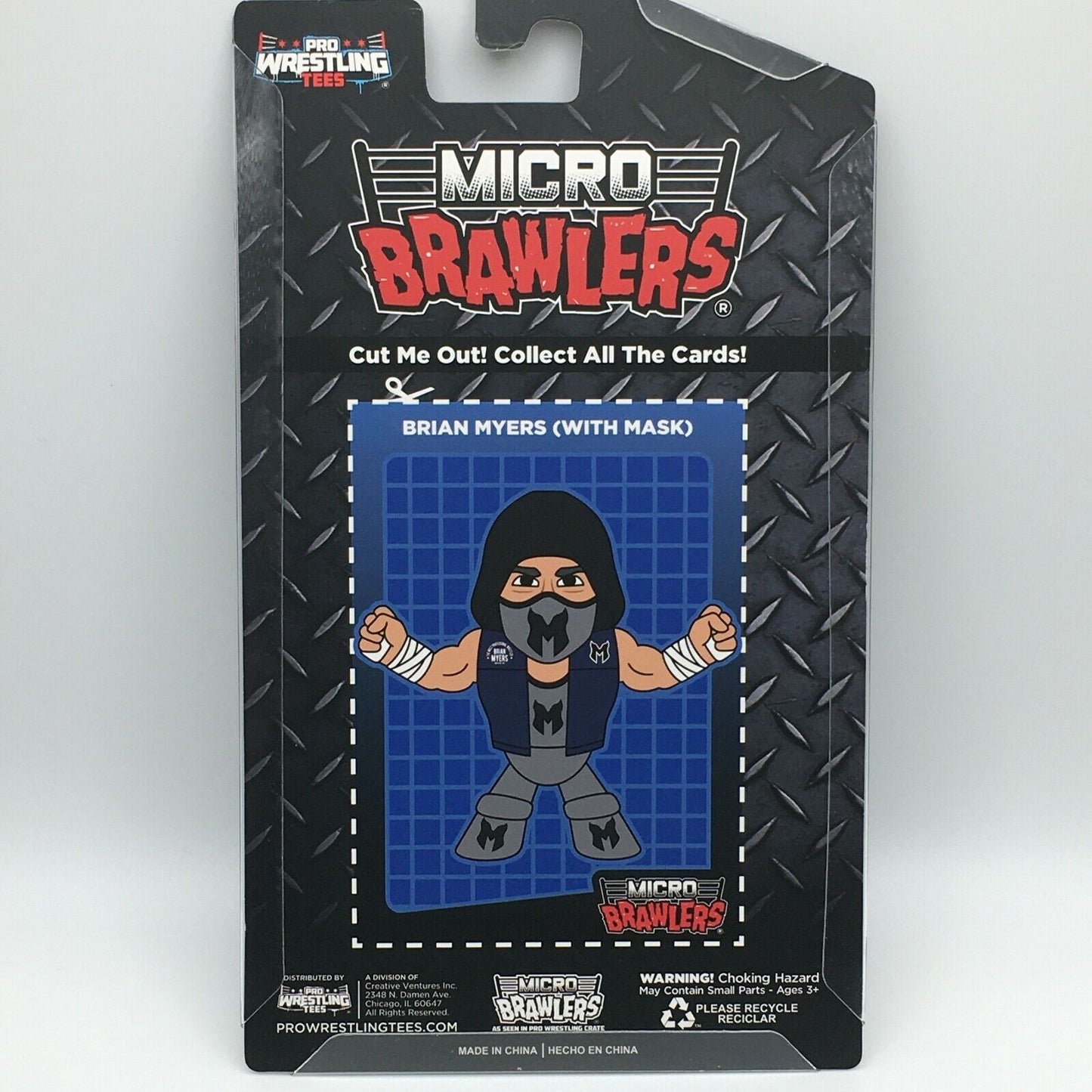 2021 Major Wrestling Figure Podcast Micro Brawlers Brian Myers [With Mask]