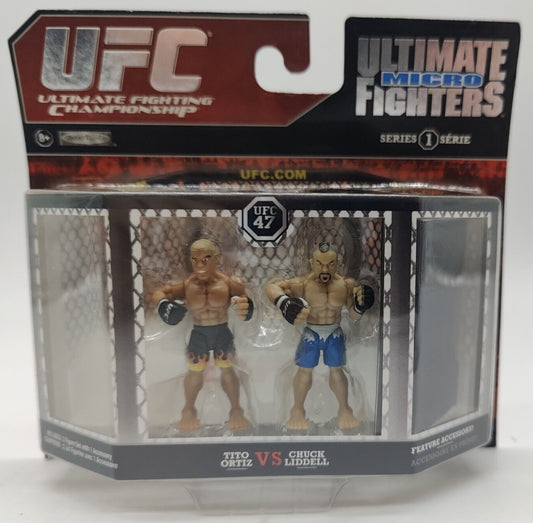 2010 Jakks Pacific UFC 47 Ultimate Micro Fighters Series 1: Tito Ortiz vs. Chuck Liddell