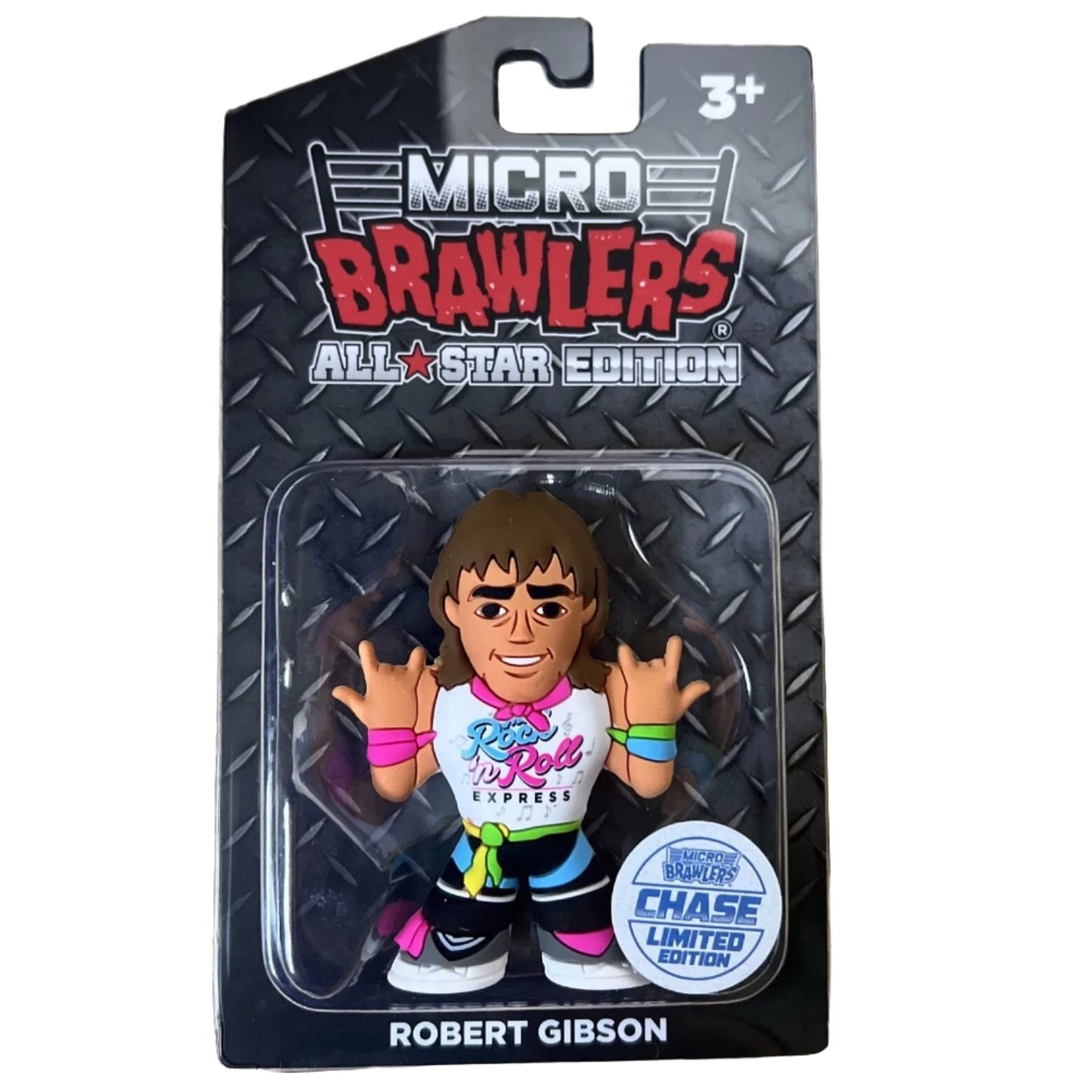 2024 Pro Wrestling Tees Crate Exclusive Micro Brawler All Star Edition Robert Gibson [May, Chase]