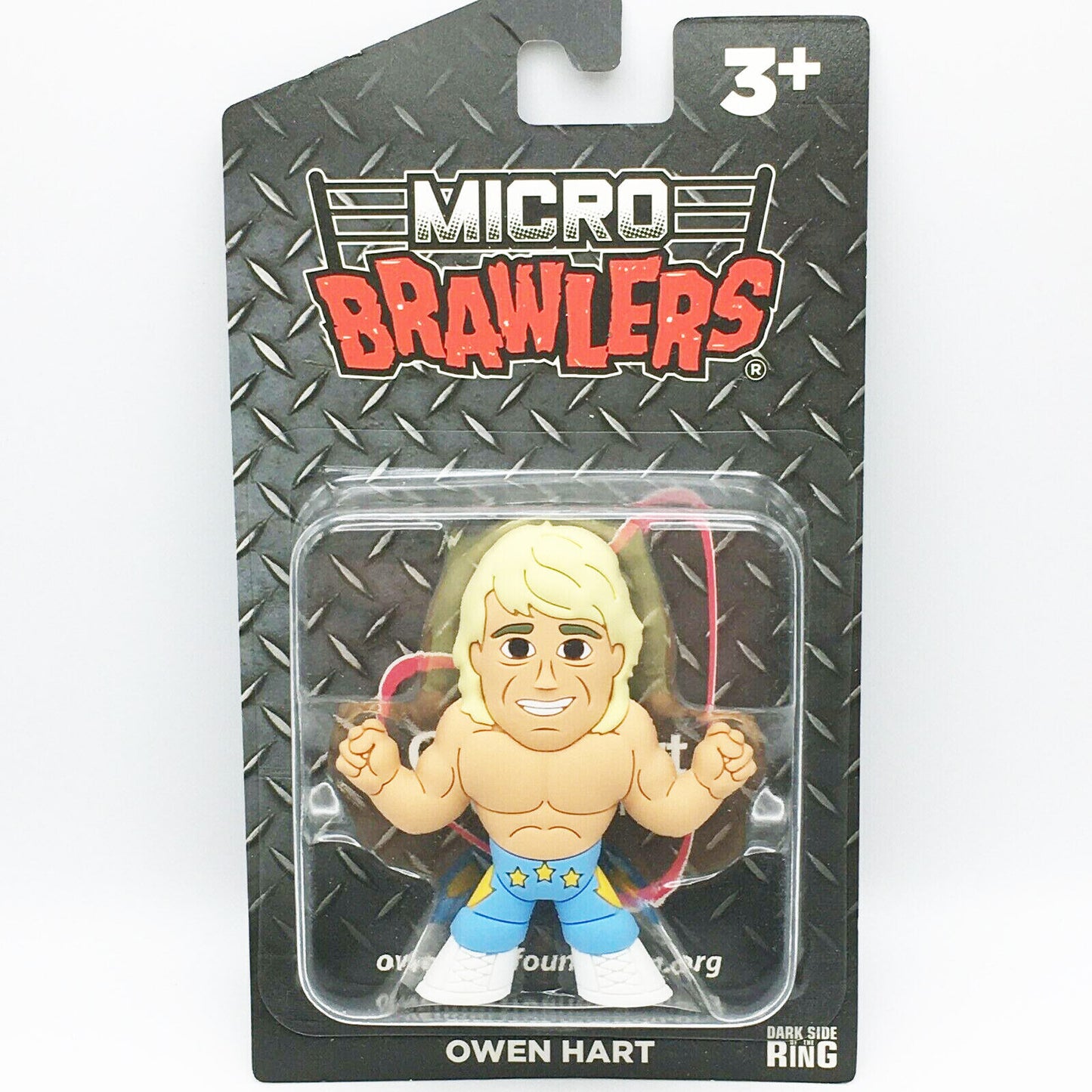 2021 Pro Wrestling Tees Crate Exclusive Micro Brawlers Owen Hart [February]