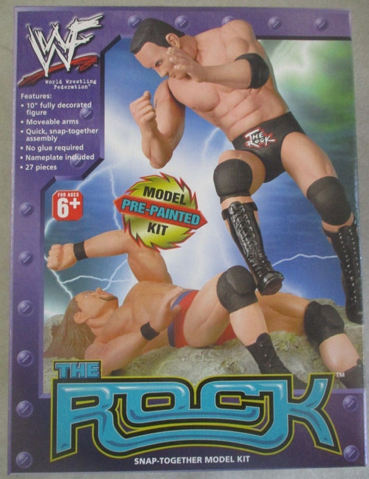 1999 WWF Pacific Playthings The Rock Snap-Together Model Kit