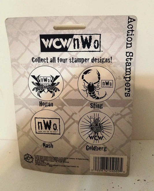 1998 WCW/nWo Colorbök Paper Products Kevin Nash & Sting Action Stampers