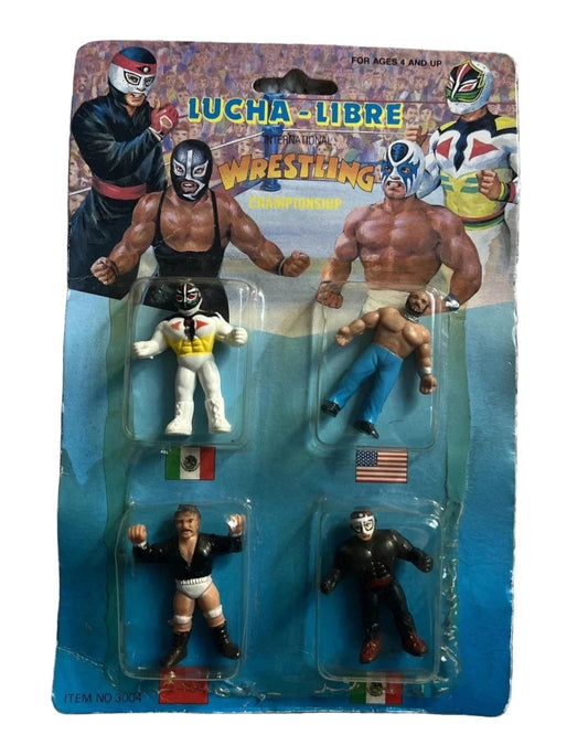 Lucha-Libre International Wrestling Championship Mini Figure 4-Pack [Octagon & Mascara Sagrada]
