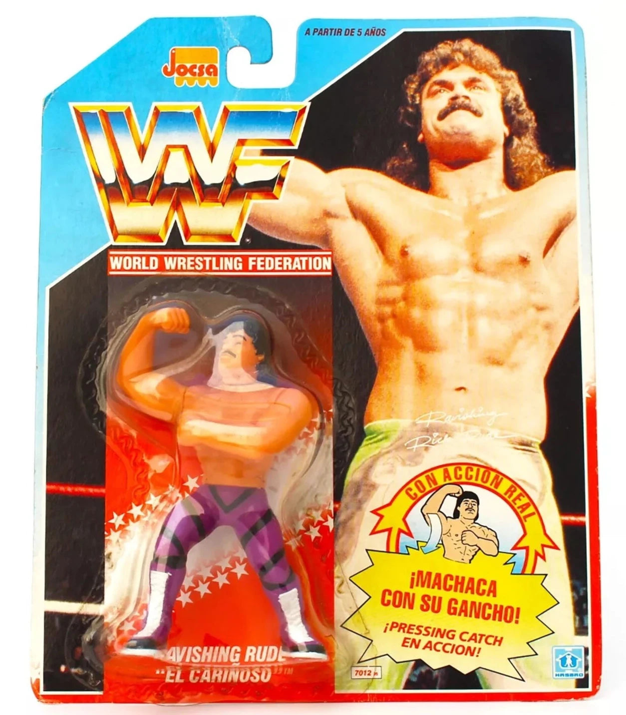 1990 WWF Hasbro Series 1 Ravishing Ravishing Rick Rude with Rude
