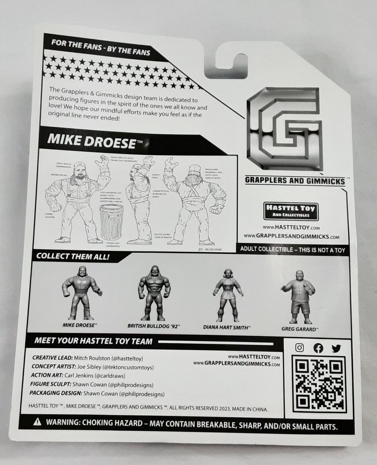 2024 Hasttel Toy Grapplers & Gimmicks Series 4 Mike Droese [Duke "The Dumpster" Droese]