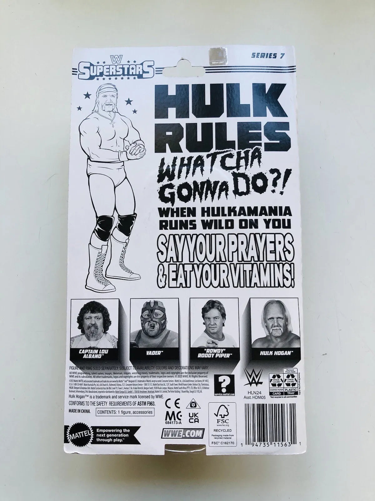 2023 WWE Mattel Superstars Series 7 Hulk Hogan [Exclusive, Chase]