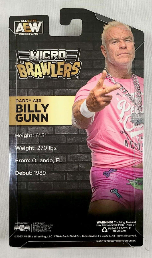 2023 Pro Wrestling Tees AEW Crate Billy Gunn [Daddy Ass] Micro Brawler [Exclusive]