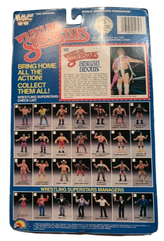 1987 WWF LJN Wrestling Superstars Series 4 "Adorable" Adrian Adonis