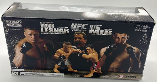 2010 Round 5 UFC Ultimate Collector 3-Pack: Brock Lesnar, Bruce Buffer & Frank Mir