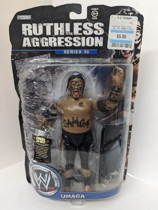 2008 WWE Jakks Pacific Ruthless Aggression Series 36 Umaga