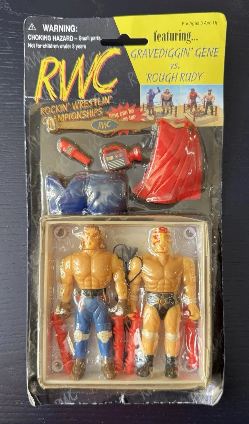 Rockin' Wrestlin' Championships [RWC] Bootleg/Knockoff Gravediggin' Gene vs. Rough Rudy 2-Pack [Version 2]