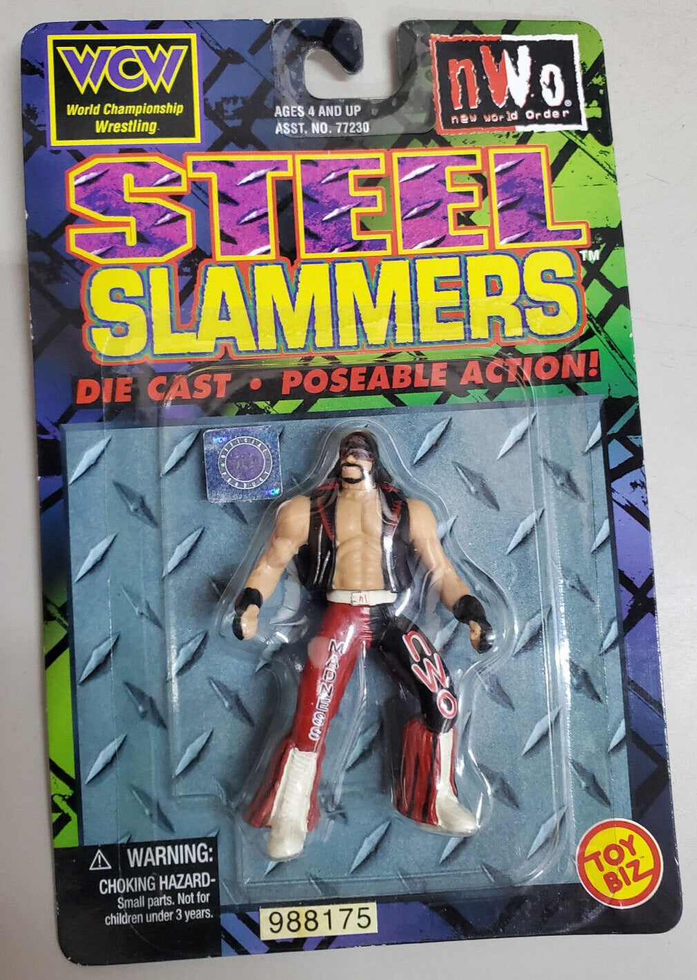 1999 WCW Toy Biz Steel Slammers "Macho Man" Randy Savage