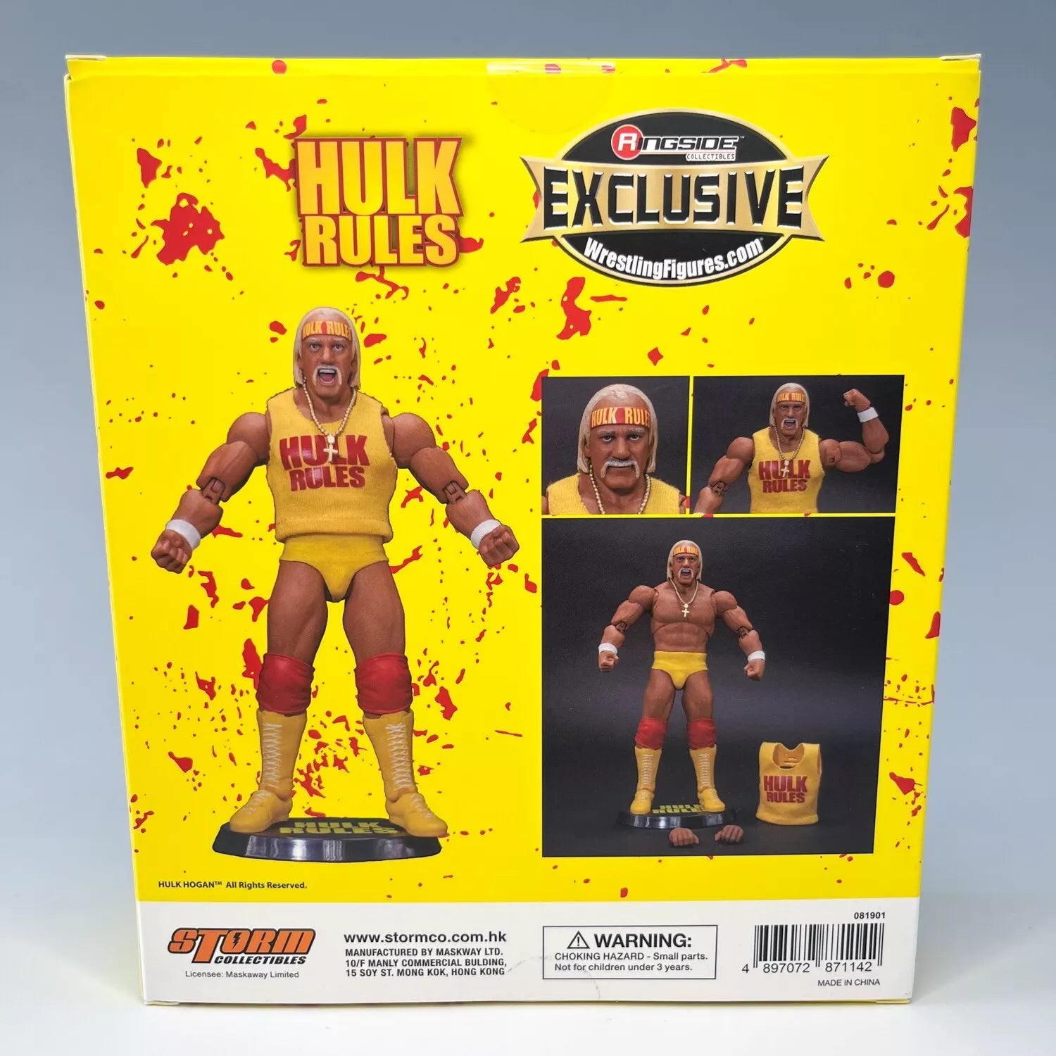 2019 Storm Collectibles Hulk Hogan [With Yellow Trunks, Exclusive