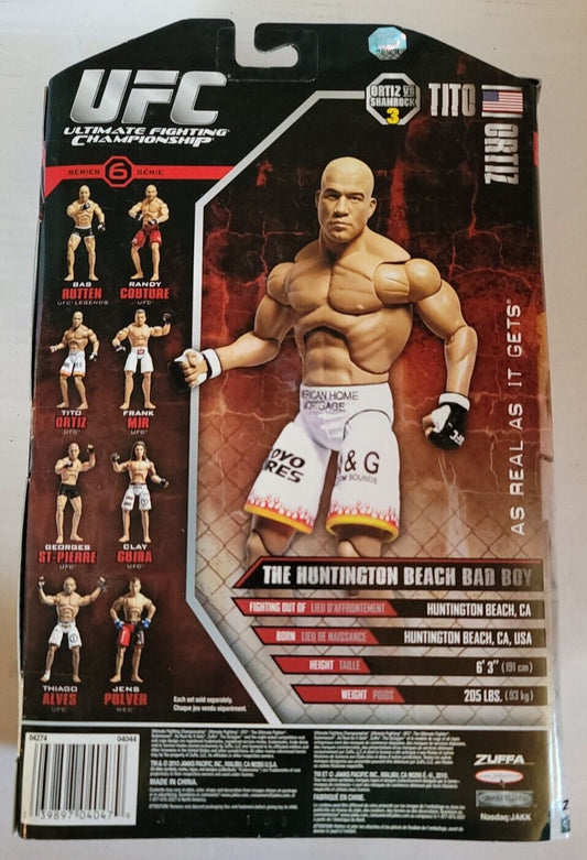 2010 Jakks Pacific UFC Ortiz vs. Shamrock 3 Series 6 Tito Ortiz