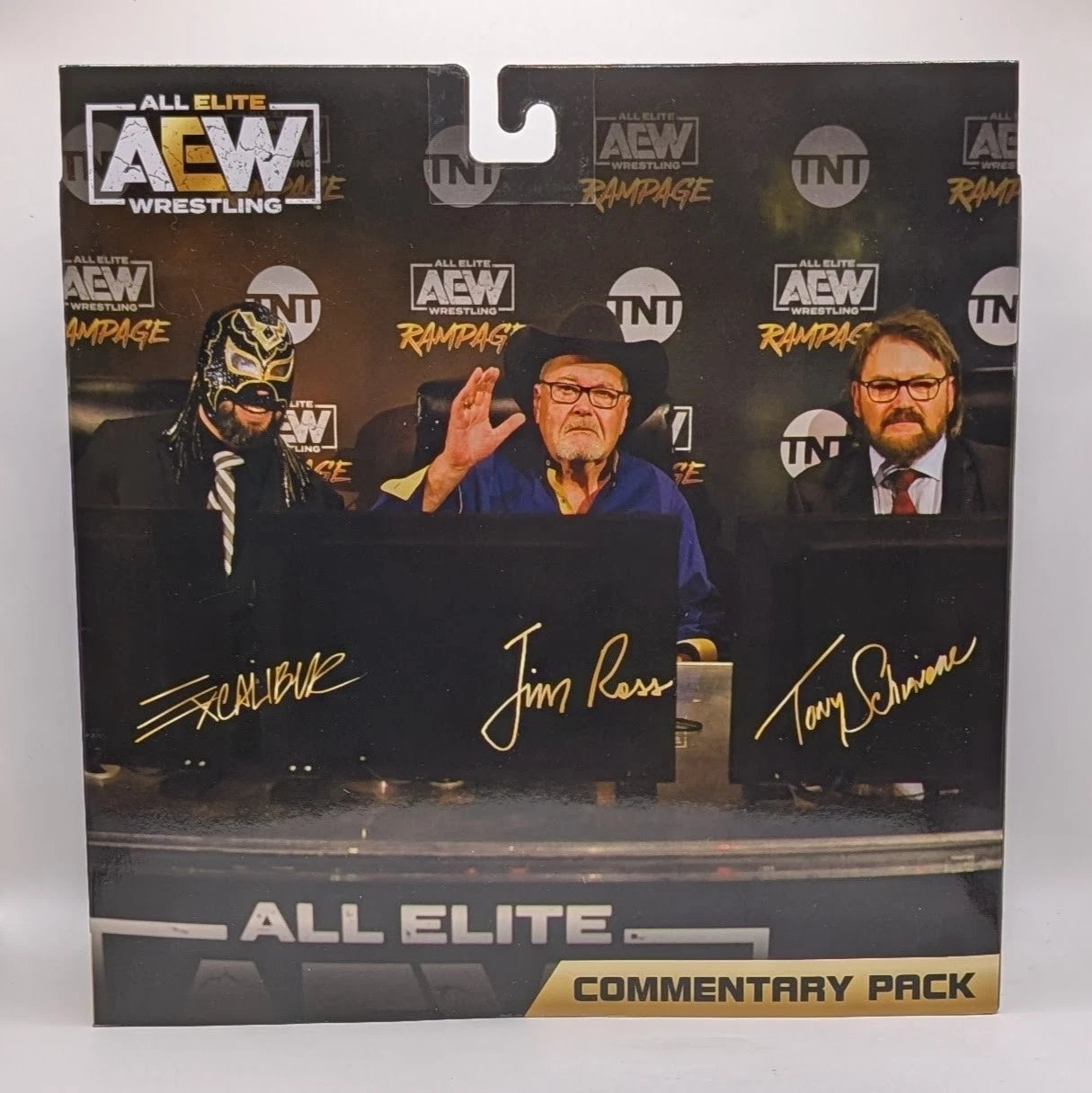 2023 AEW Jazwares Unrivaled Collection Ringside Exclusive Commentary Pack