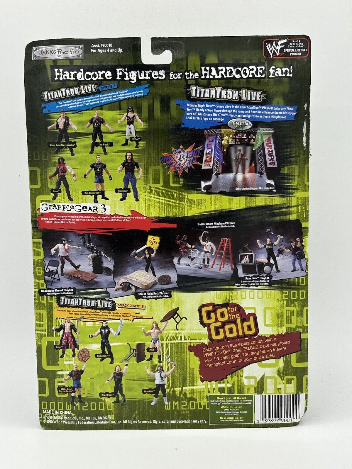 1999 WWF Jakks Pacific Titantron Live Series 2 Kane