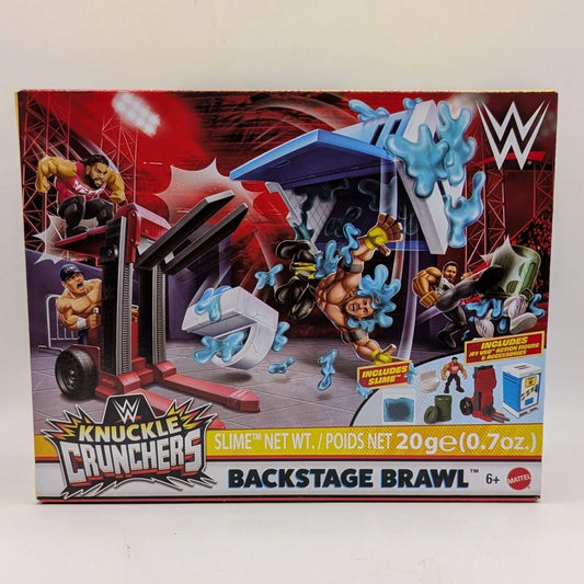 2026 WWE Mattel Knuckle Crunchers Backstage Brawl Playset [With Jey Uso]