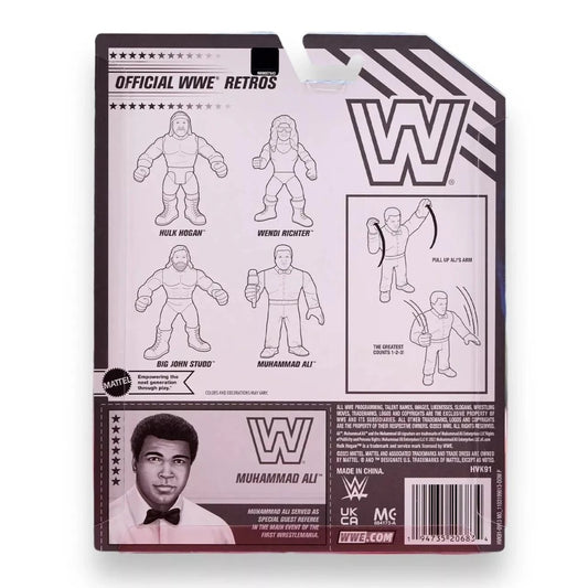 2024 WWE Mattel Creations Exclusive Retro Series 15 Muhammad Ali