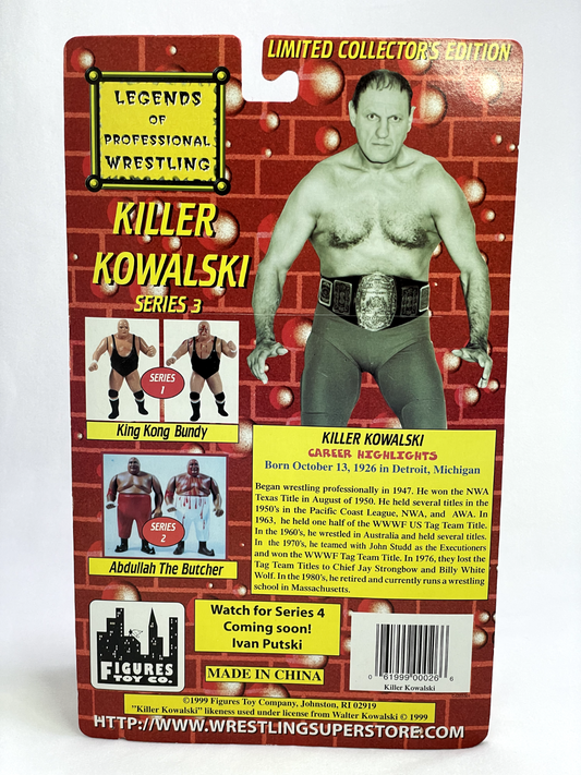 1999 FTC Legends of Professional Wrestling [Original] Series 3 Killer Kowalski