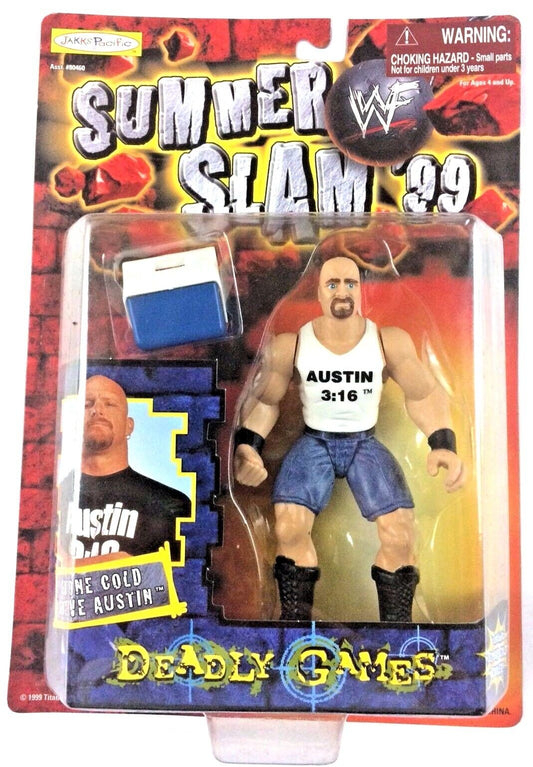 1999 WWF Jakks Pacific SummerSlam '99 "Deadly Games" Stone Cold Steve Austin