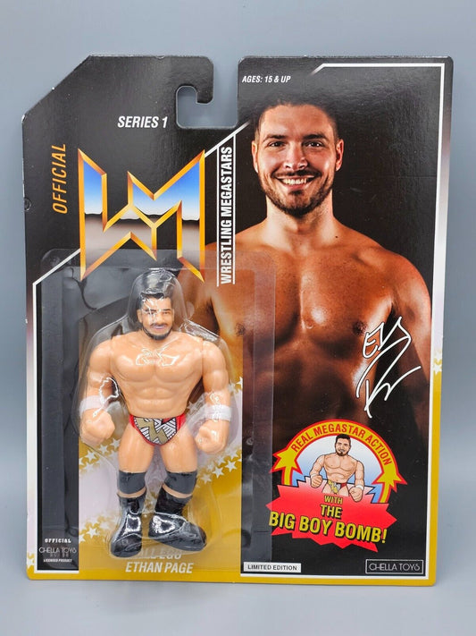 2021 Chella Toys Wrestling Megastars Series 1 "All Ego" Ethan Page [With Red Trunks]