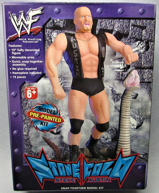 1999 WWF Pacific Playthings Stone Cold Steve Austin Snap-Together Model Kit