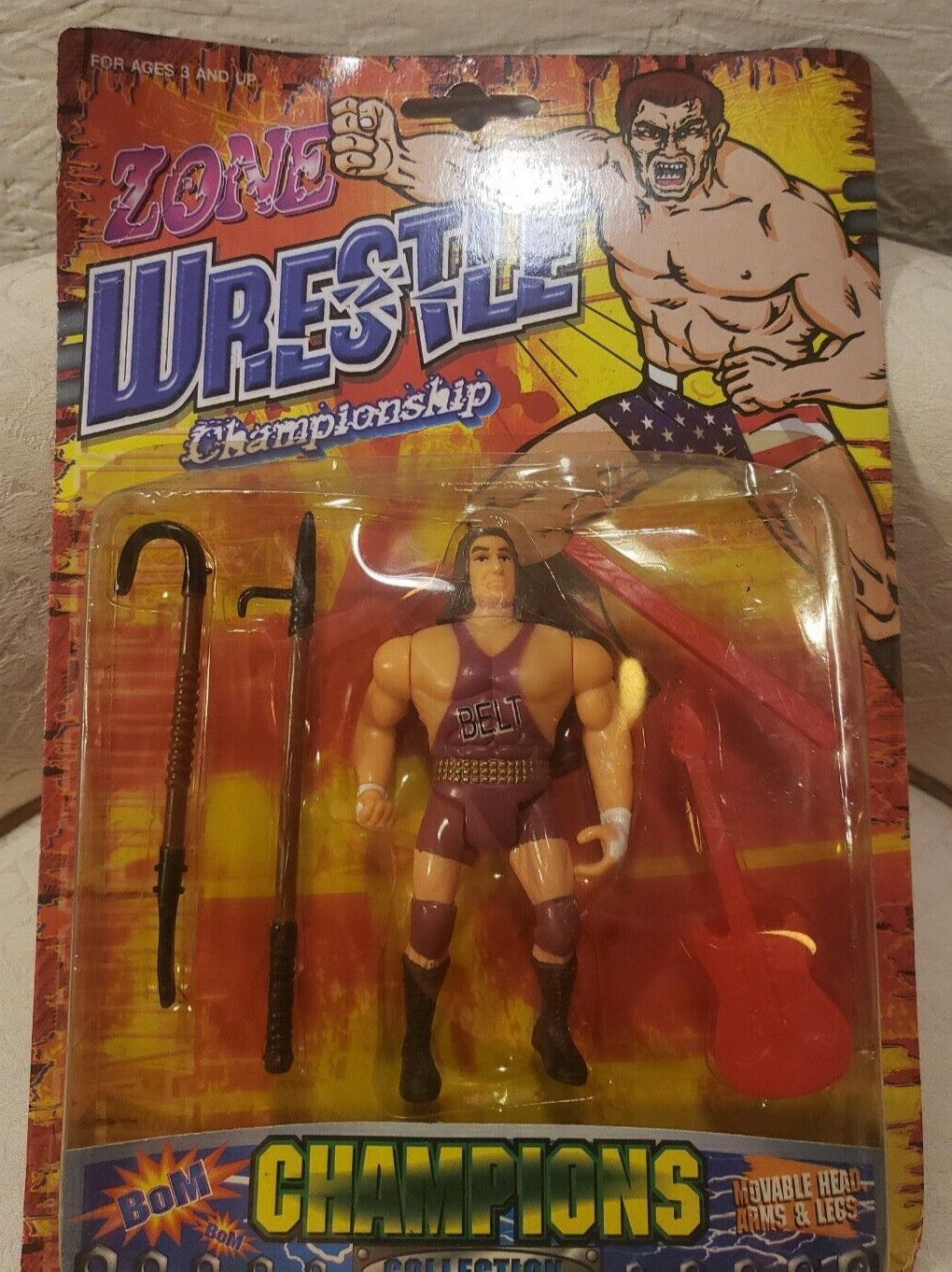 Zone Wrestle Championship Champions Collection Bootleg/Knockoff Wrestler