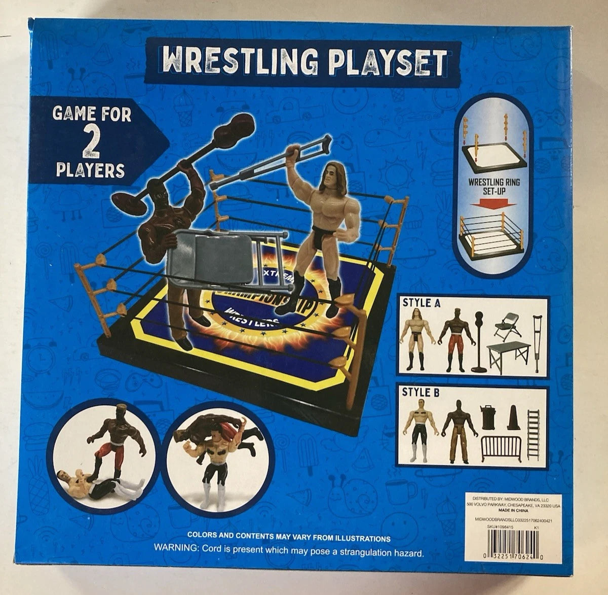 2021 Toymazing Bootleg/Knockoff Wrestling Playset [Style A]