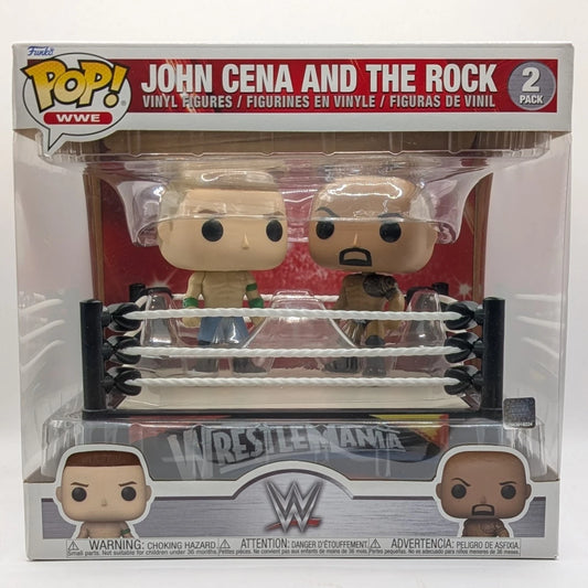 2022 WWE Funko POP! Vinyls 2-Pack: John Cena & The Rock