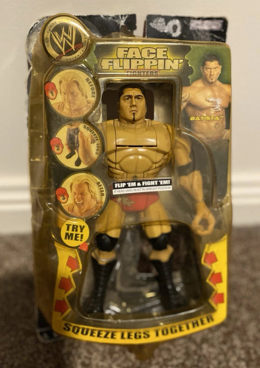 2006 WWE Jakks Pacific Face Flippin' Fighters Series 2 Batista