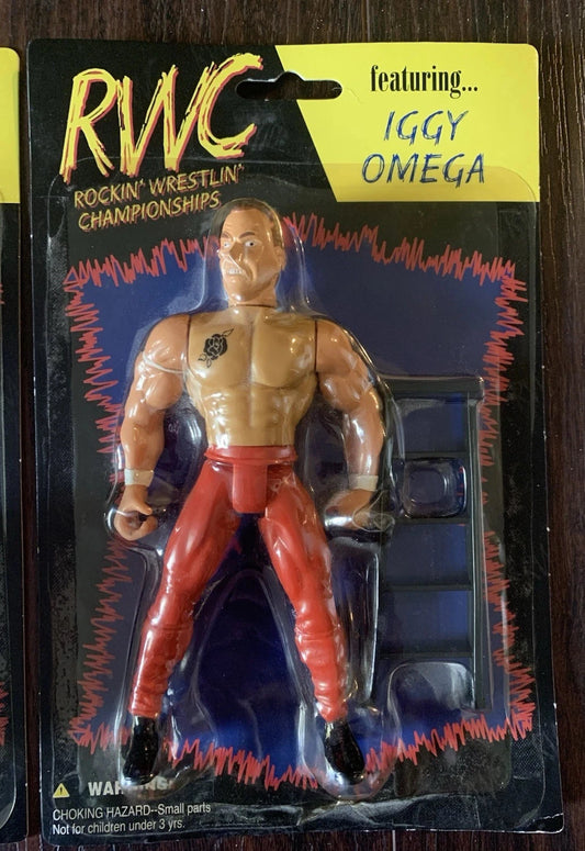 Rockin' Wrestlin' Championships [RWC] Bootleg/Knockoff Iggy Omega [With Red Tights]