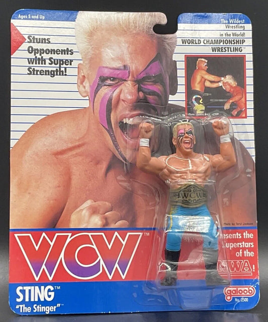 1990 WCW Galoob Series 1 Sting [With Blue Tights]