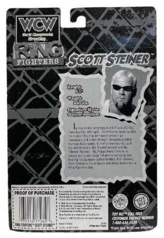 1999 WCW Toy Biz Ring Fighters Scott Steiner [Small Card]