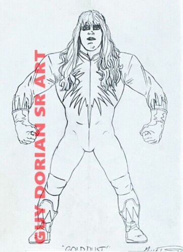 1996 WWF Just Toys Bend-Ems Series 3 Goldust